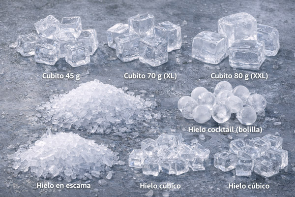 tipos de hielo cubinava